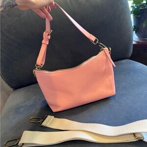 Madewell Pink Shoulder Bag with Sleek Design
